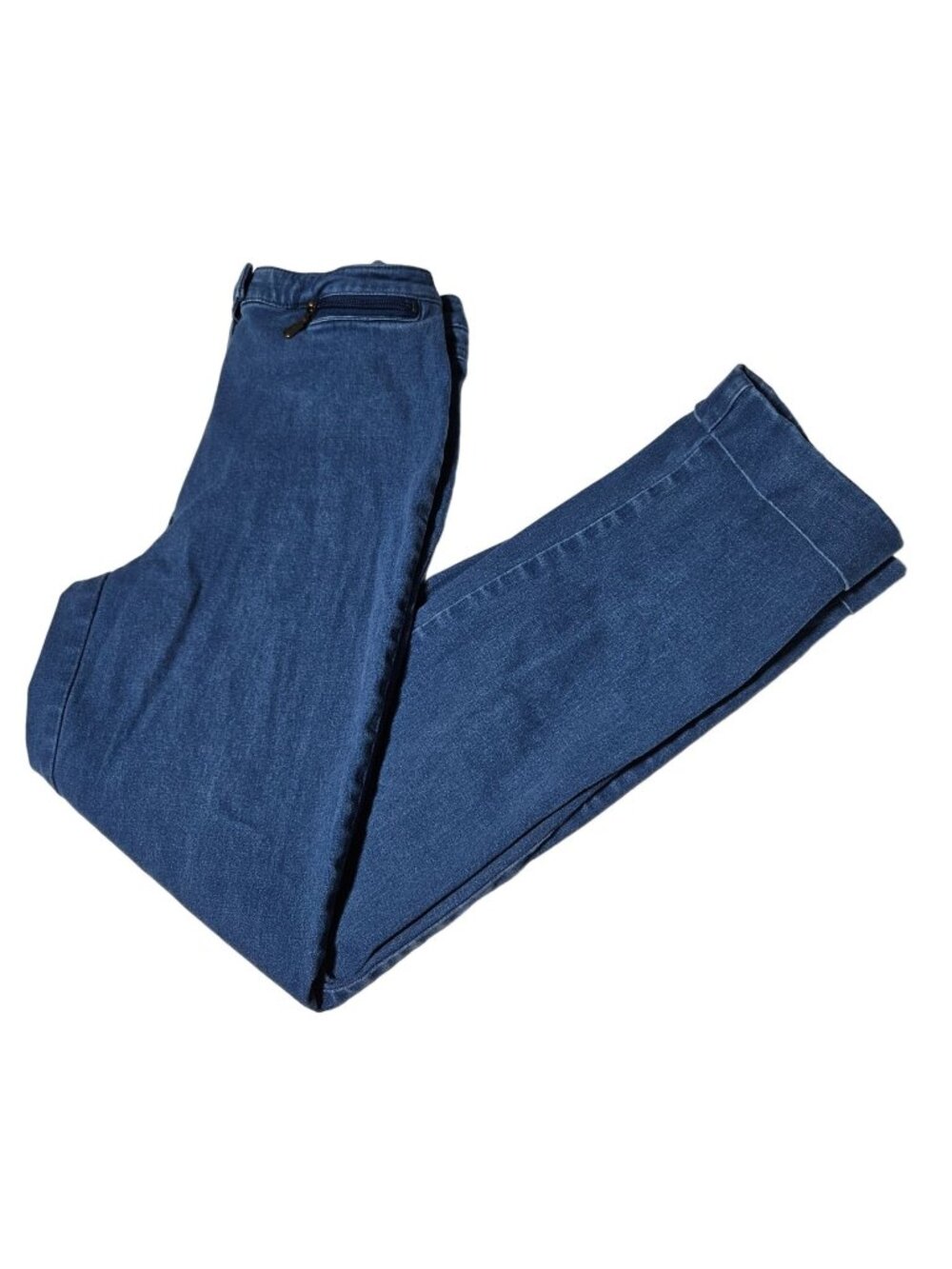 Charter Club Jeans Womens Size 4P Straight Leg Mid Rise Medium Wash Denim Pants